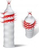 Luxe 1 презервативы чертов хвост - секс шоп для двоих 