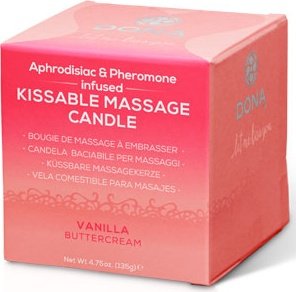      Dona Kissable Massage Candle Vanila Buttercream,  2,      Dona Kissable Massage Candle Vanila Buttercream