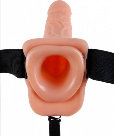    9 Vibrating Hollow Strap-On with Balls 24 ,  2,    9 Vibrating Hollow Strap-On with Balls 24 