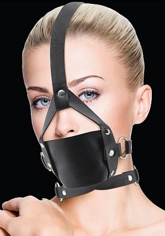  leather mouth black ouch! sh-ou148blk,  leather mouth black ouch! sh-ou148blk