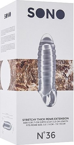  Stretchy Thick Penis Extension Tran No. 36 SH-SON036TRA,  3,  Stretchy Thick Penis Extension Tran No. 36 SH-SON036TRA