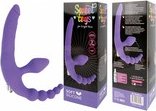 Безремневой страпон с вибрацией Sweet Toys - онлайн секс шоп 