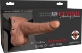   Fetish Fantasy 6 Hollow Rechargeable Strap-On Tan 17  -     -   ..    .                 !</